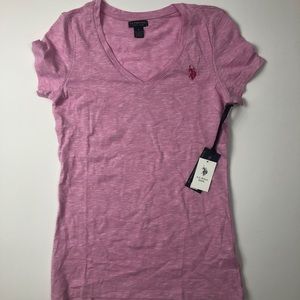 US Polo Assn Tee In Pink Size Small NWT